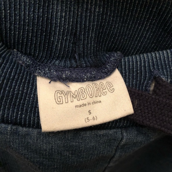 GYMBOREE Denim Like Sweats Joggers Pants S 5 6 - Picture 4 of 7